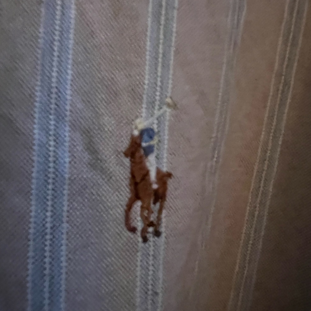 Ralph Lauren Polo men’s button-down shirt, sz18 perfect condition